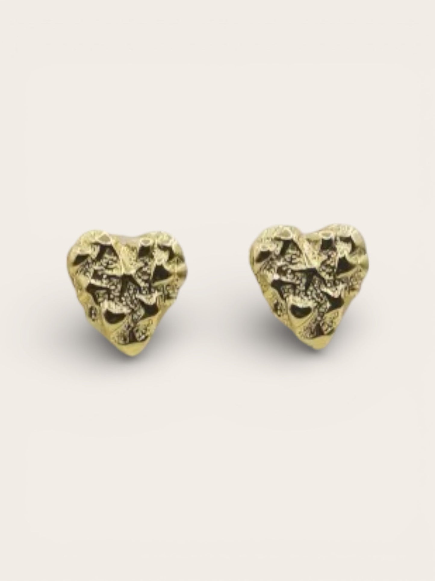 Gold Nugget Earrings The Pynk Plug