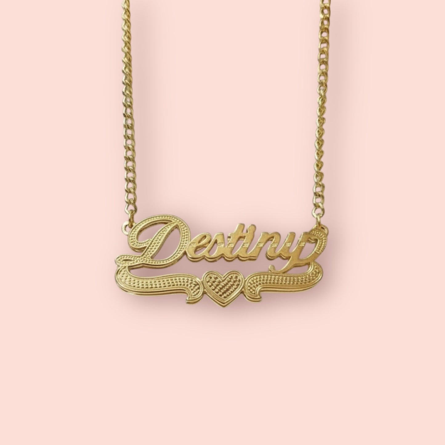 Custom Name Necklace The Pynk Plug