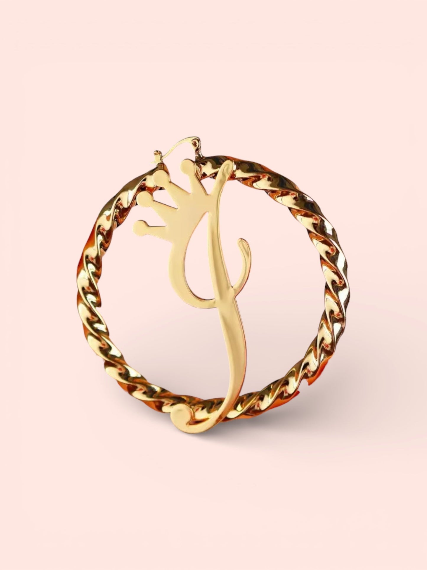 Initial Earring The Pynk Plug