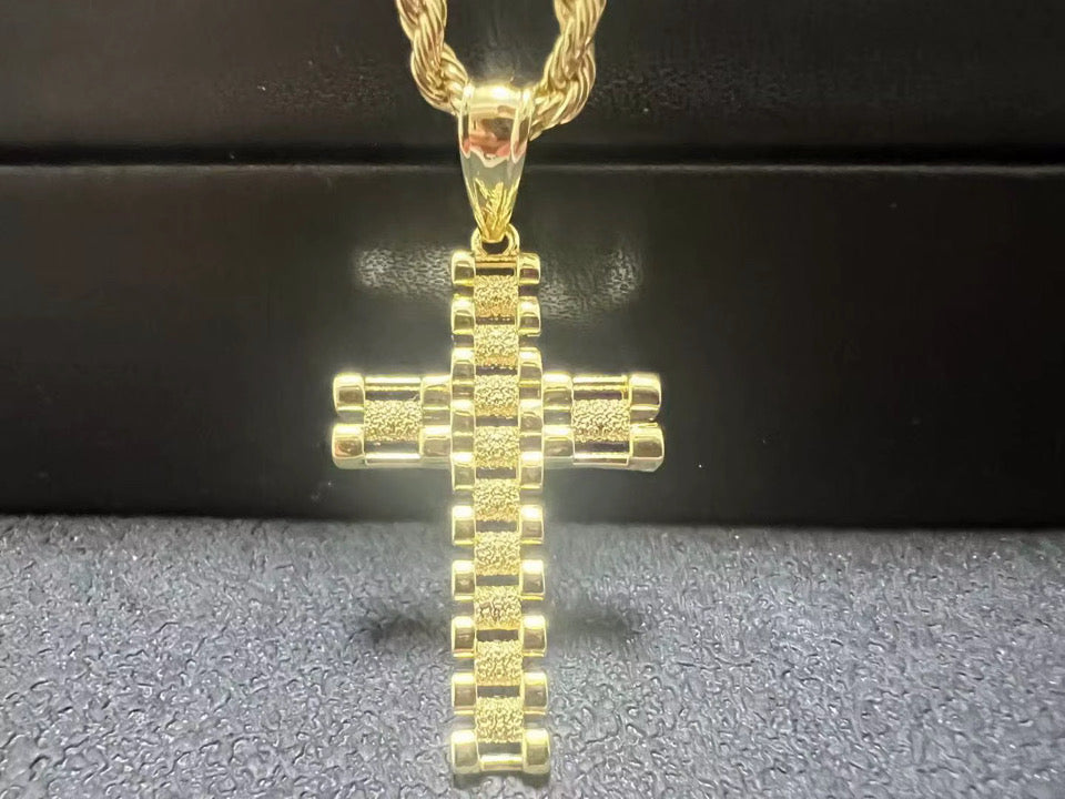Rolex Cross Necklace