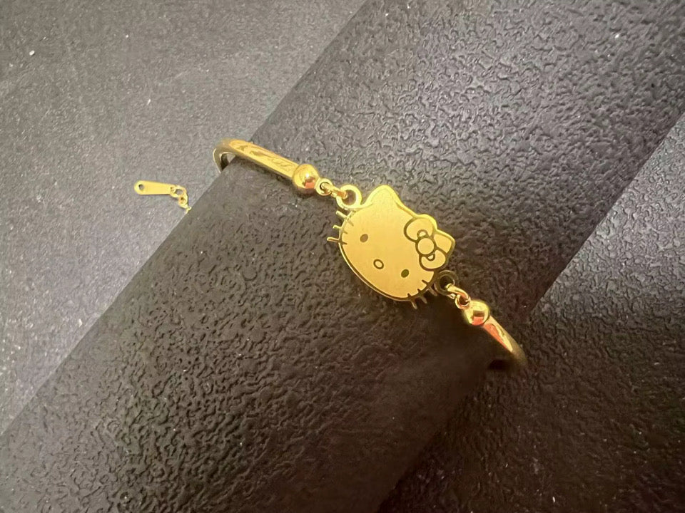 Gold Hello Kitty Bracelet