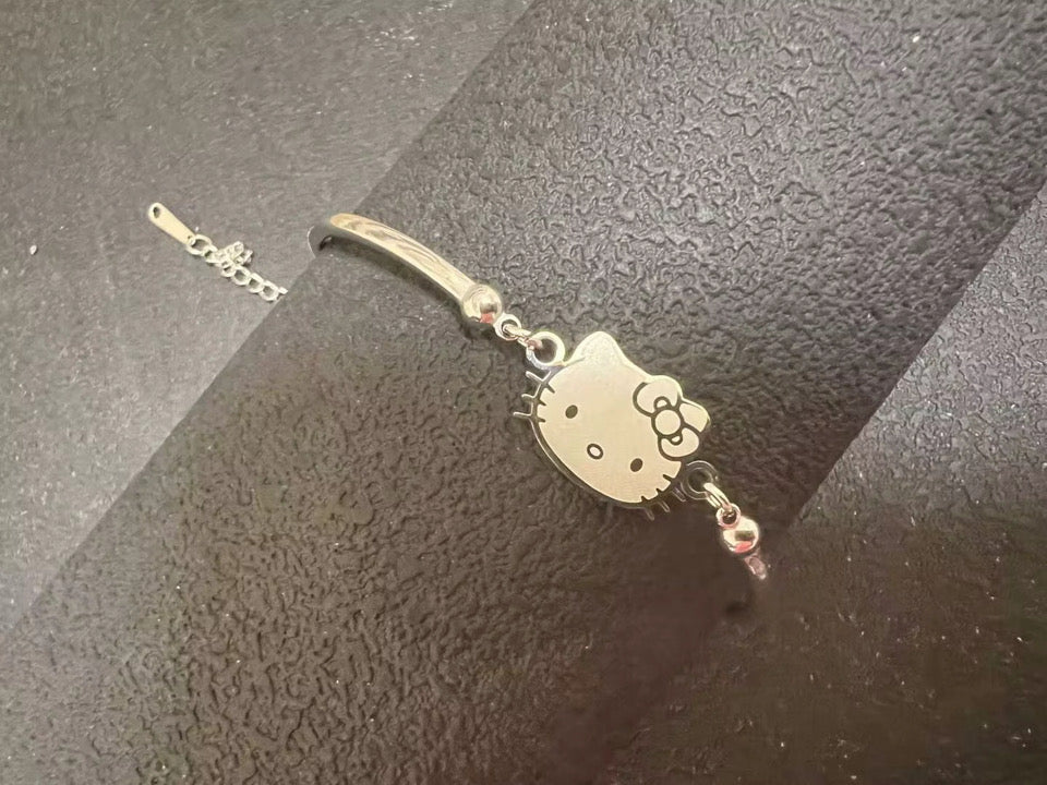 Silver Hello Kitty Bracelet