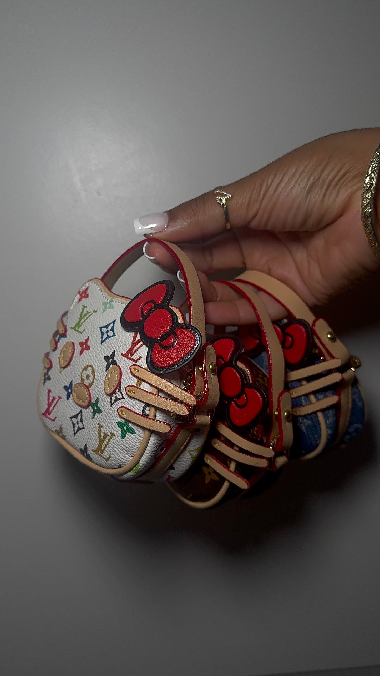 White HK Louis Bag