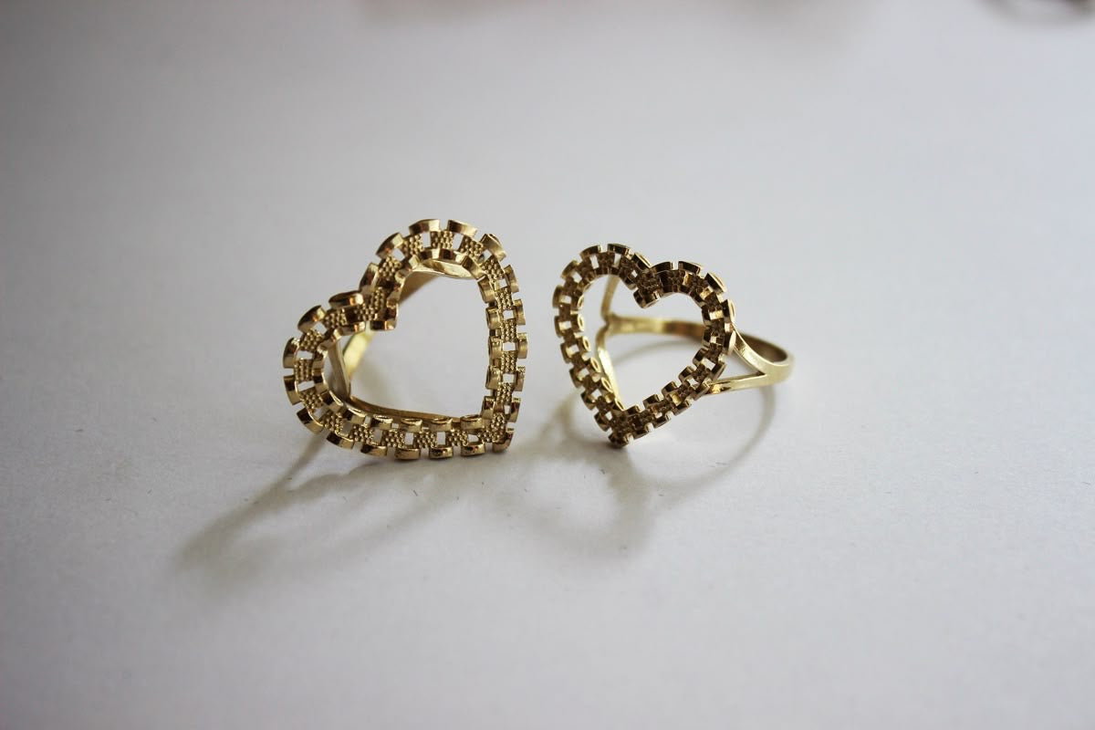 Rollie Heart Ring The Pynk Plug