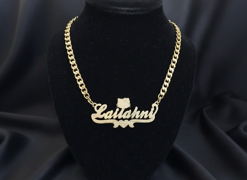Custom Name Necklace The Pynk Plug