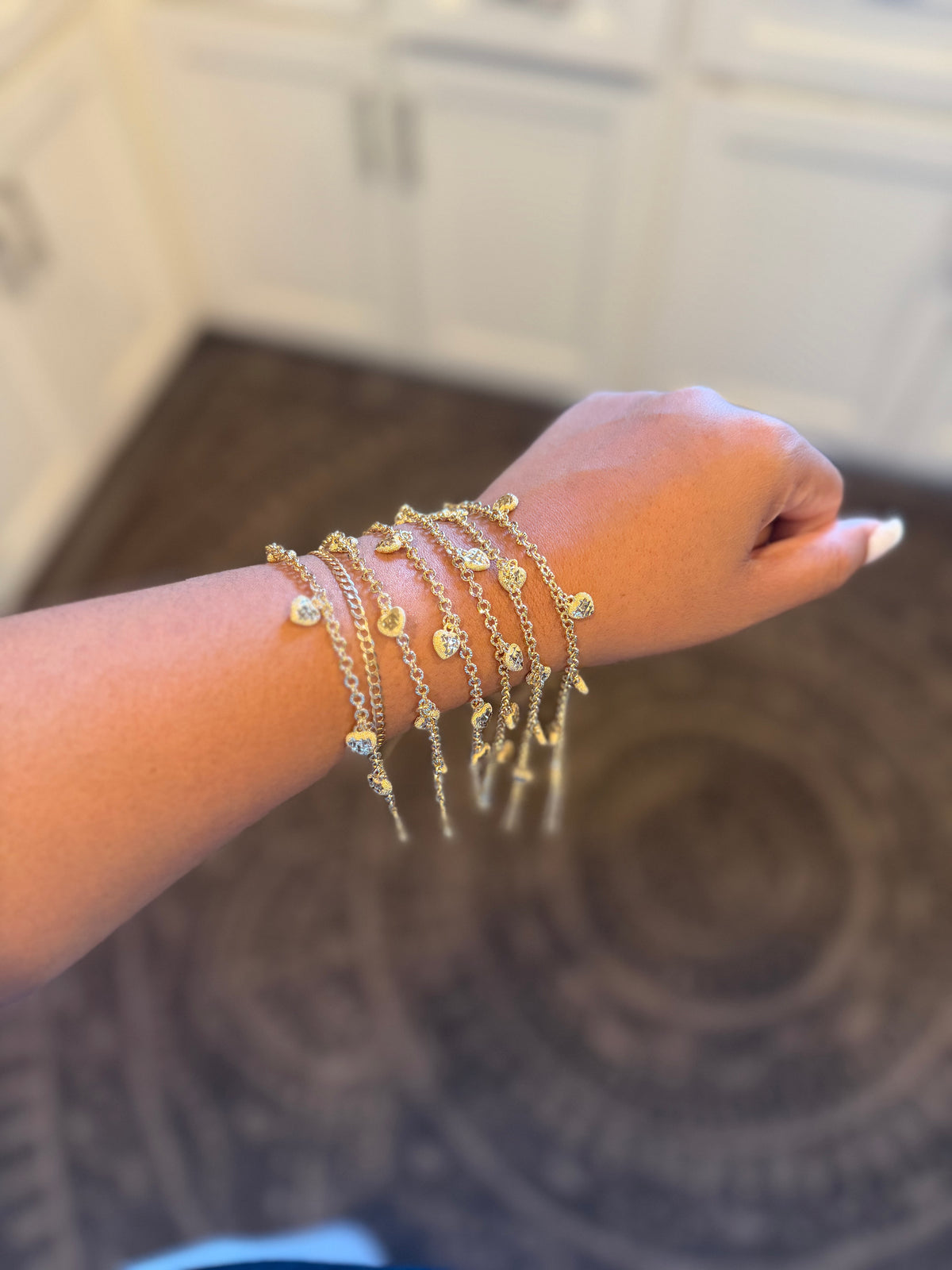 Dangly Heart Bracelet