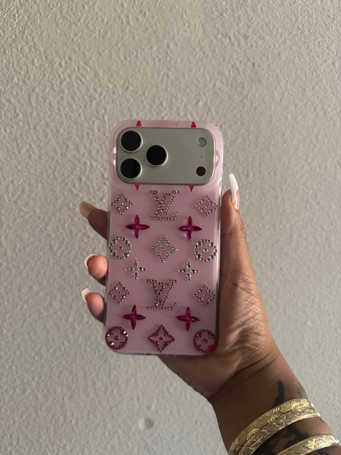Pink LV Bling