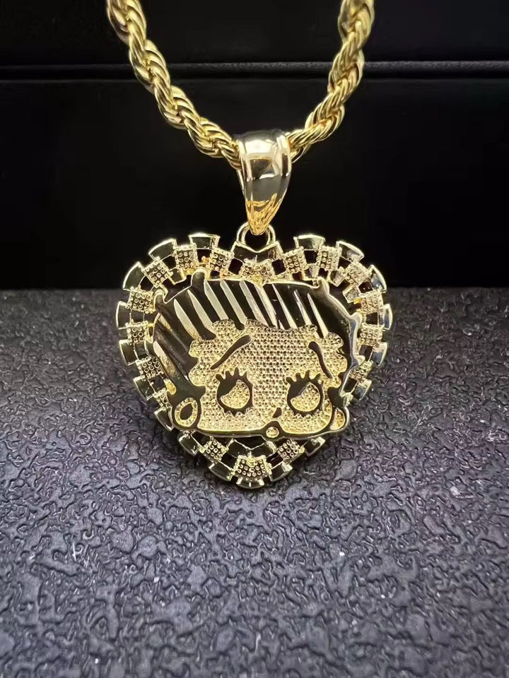 Betty Boop Rolex Heart Chain