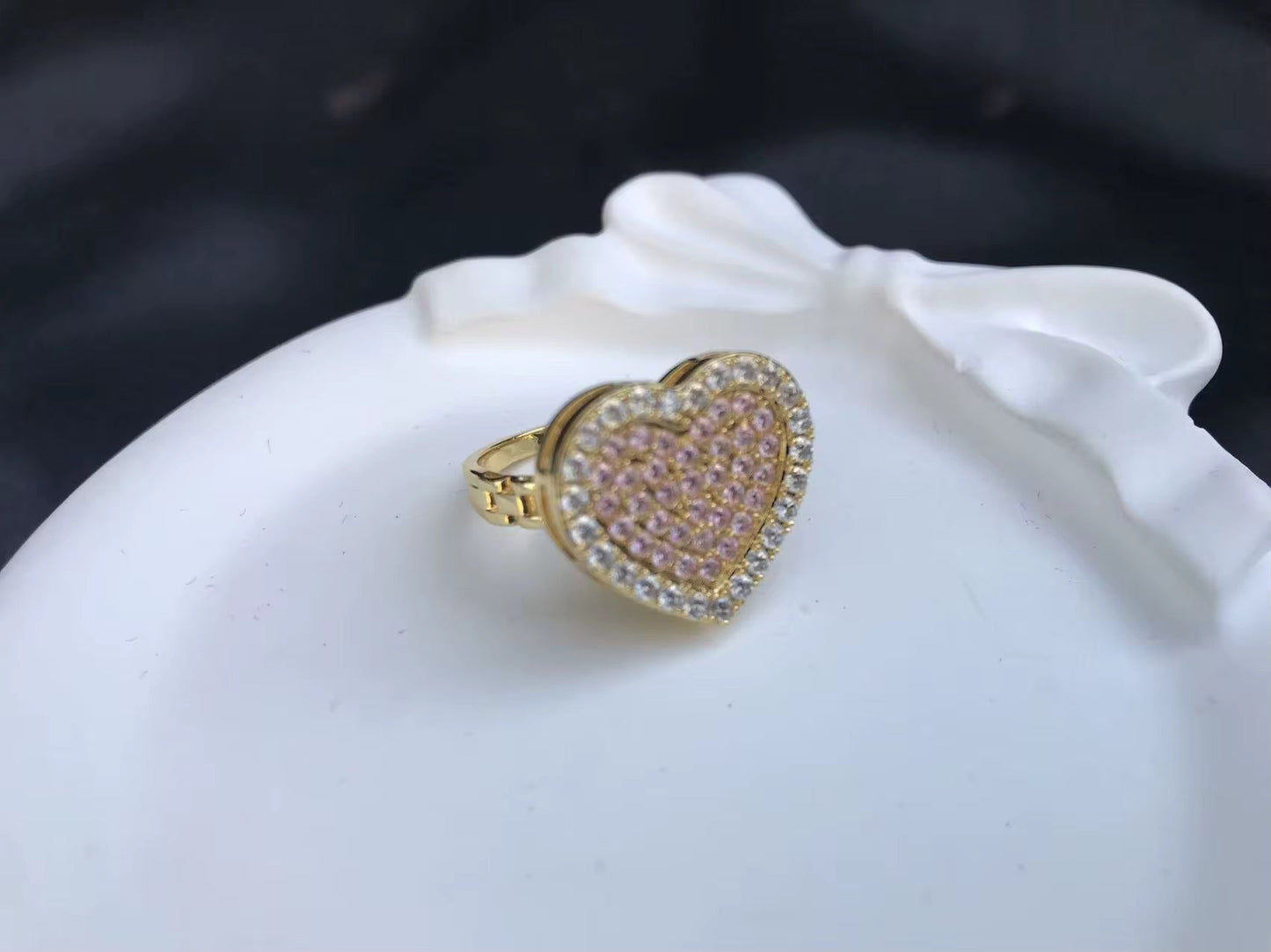 Gold Heart Ring The Pynk Plug