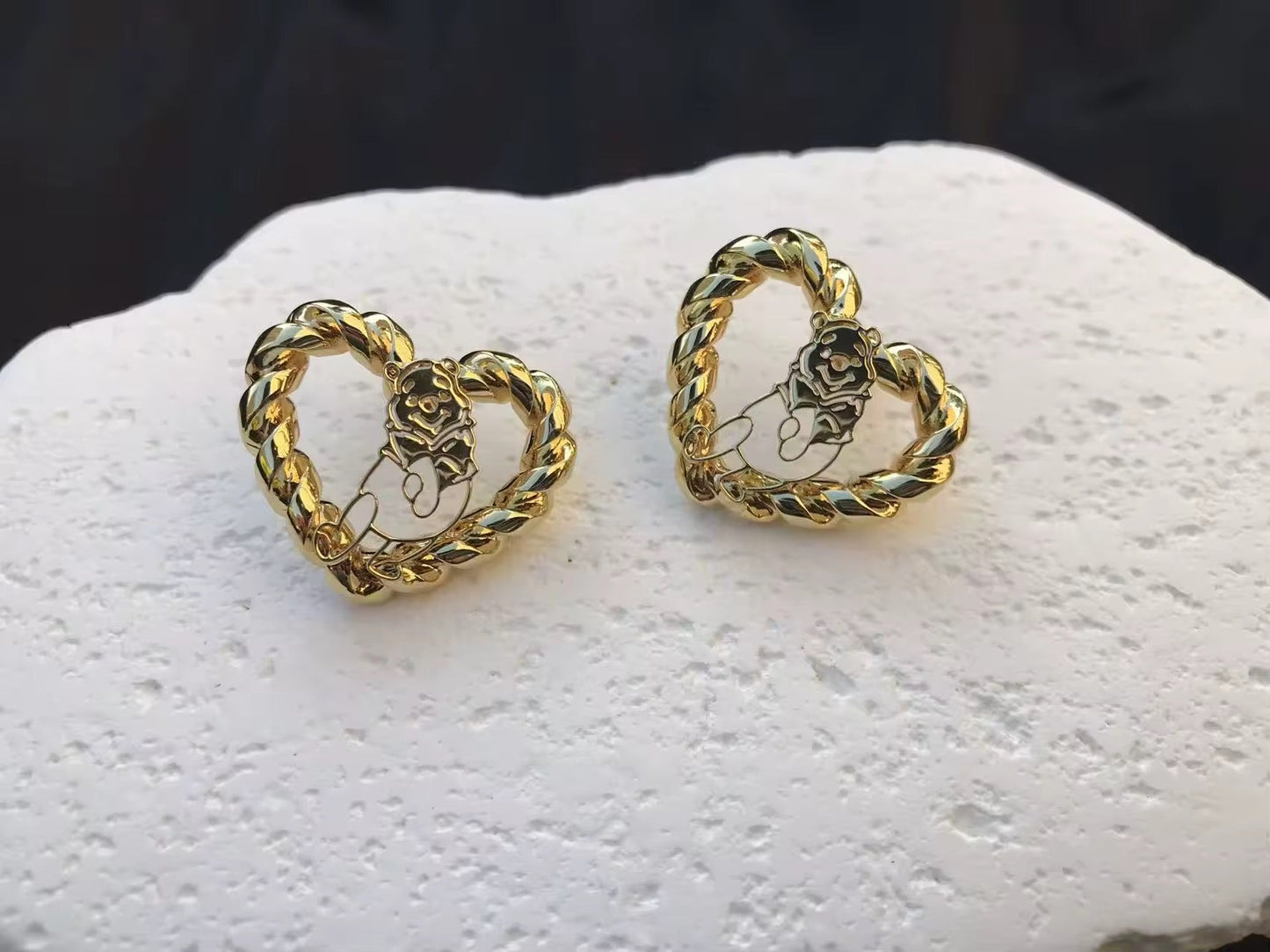 Custom Winnie the Pooh Earrings The Pynk Plug