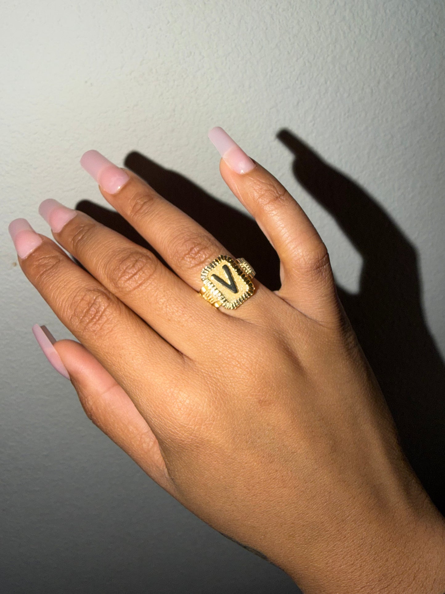 Initial Rings (Adjustable Size) The Pynk Plug