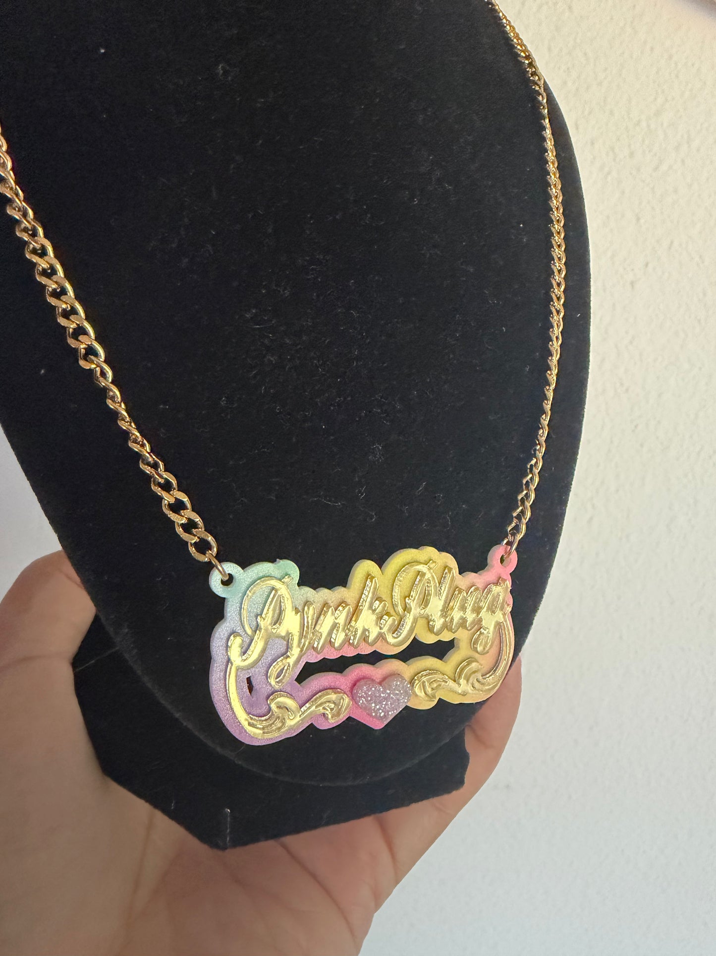 Colorful Nameplate (Custom)