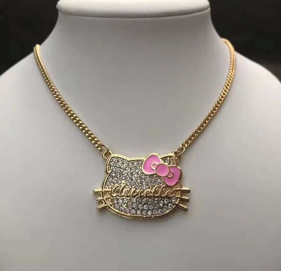 HK Custom Name Necklace The Pynk Plug