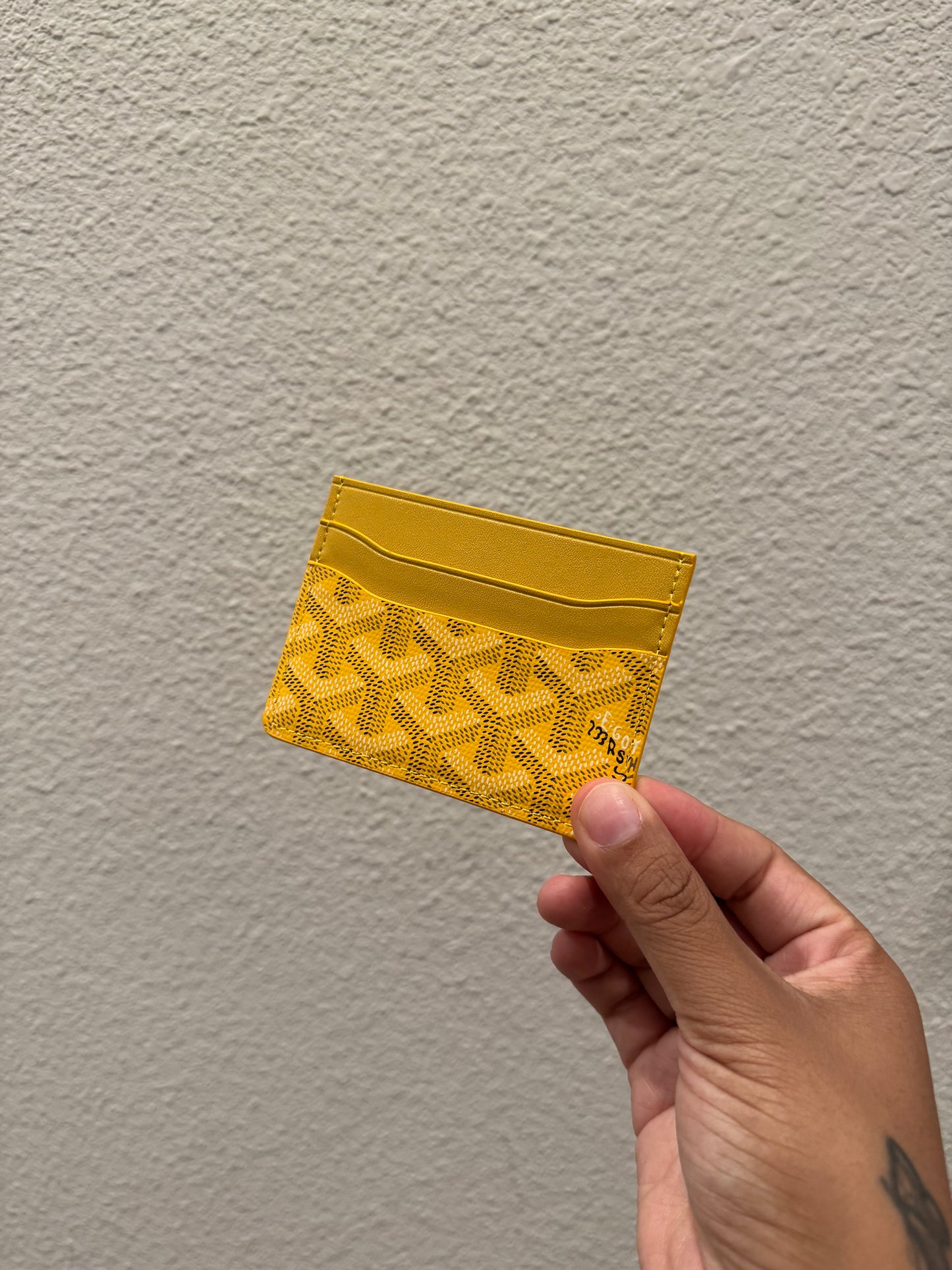 Yellow GD Card Holder