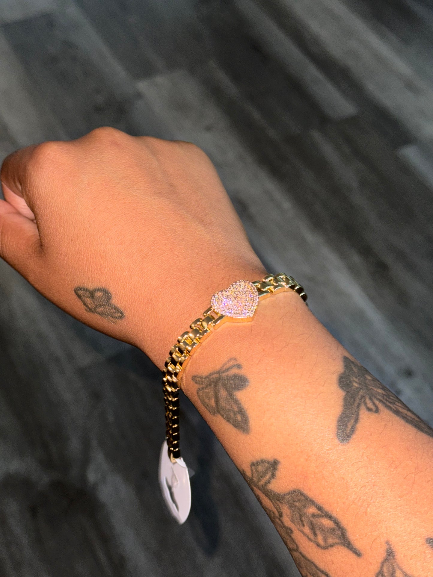 Heart Rolex Bracelet