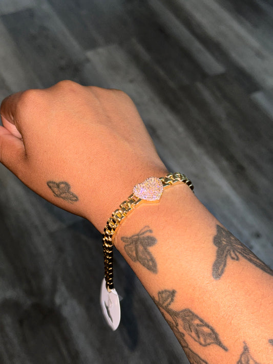 Heart Rolex Bracelet