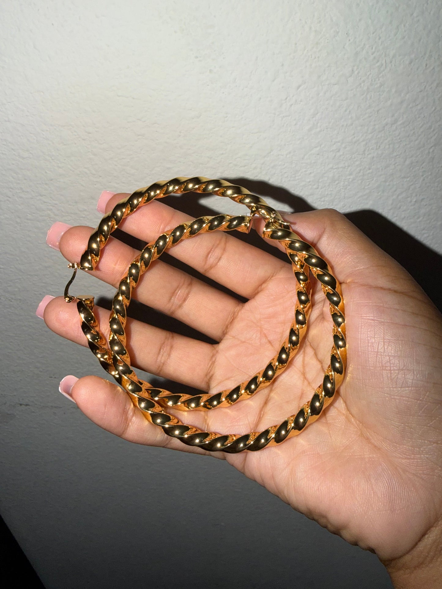 Gold Hoops The Pynk Plug