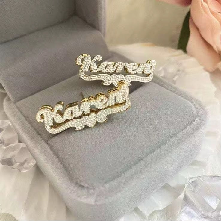 Custom Name Earrings