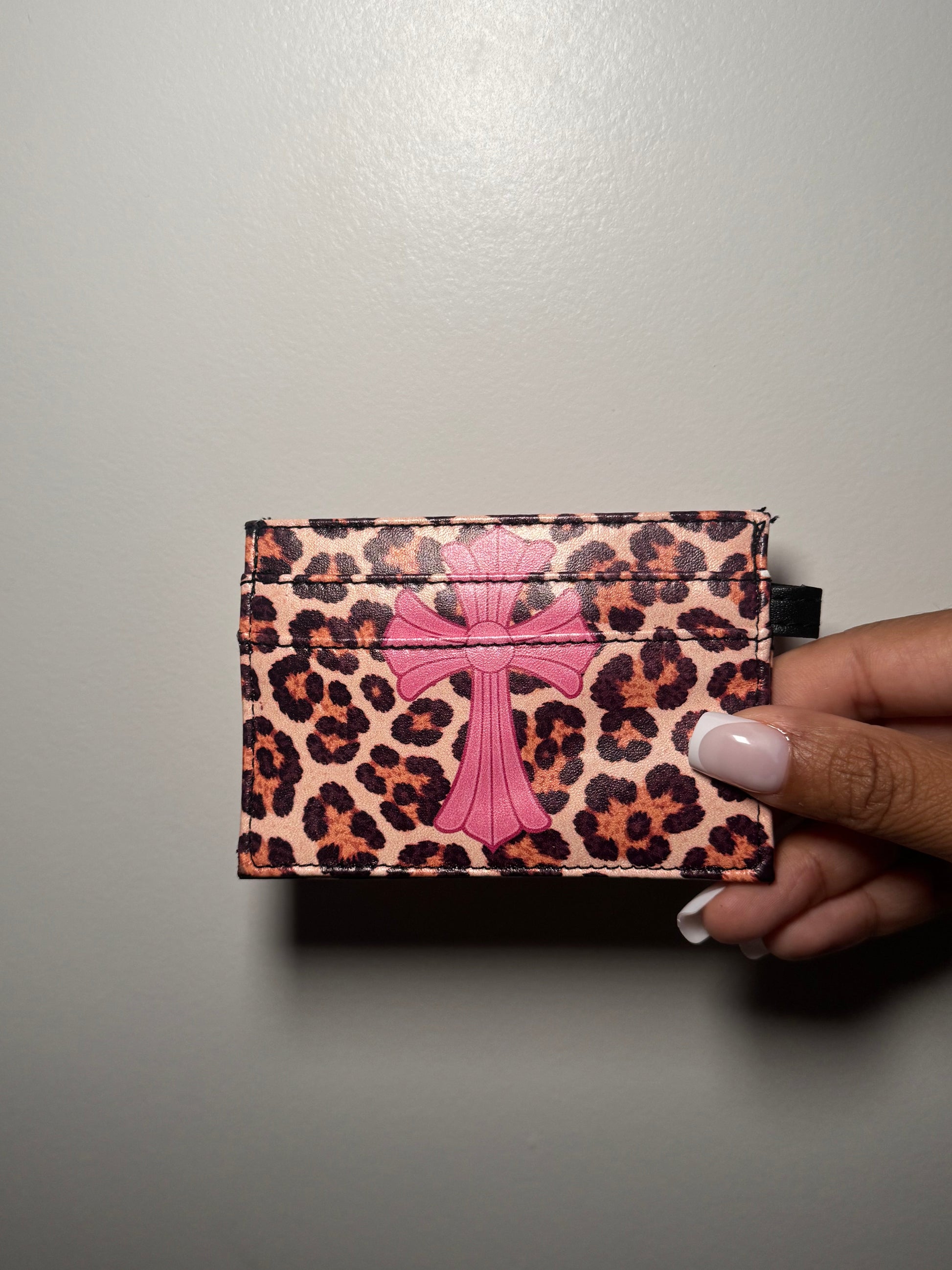 Cheetah Chromeheart Cardholder The Pynk Plug