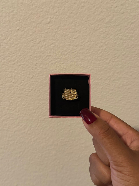 Small HK Face Ring (Rolex Band)