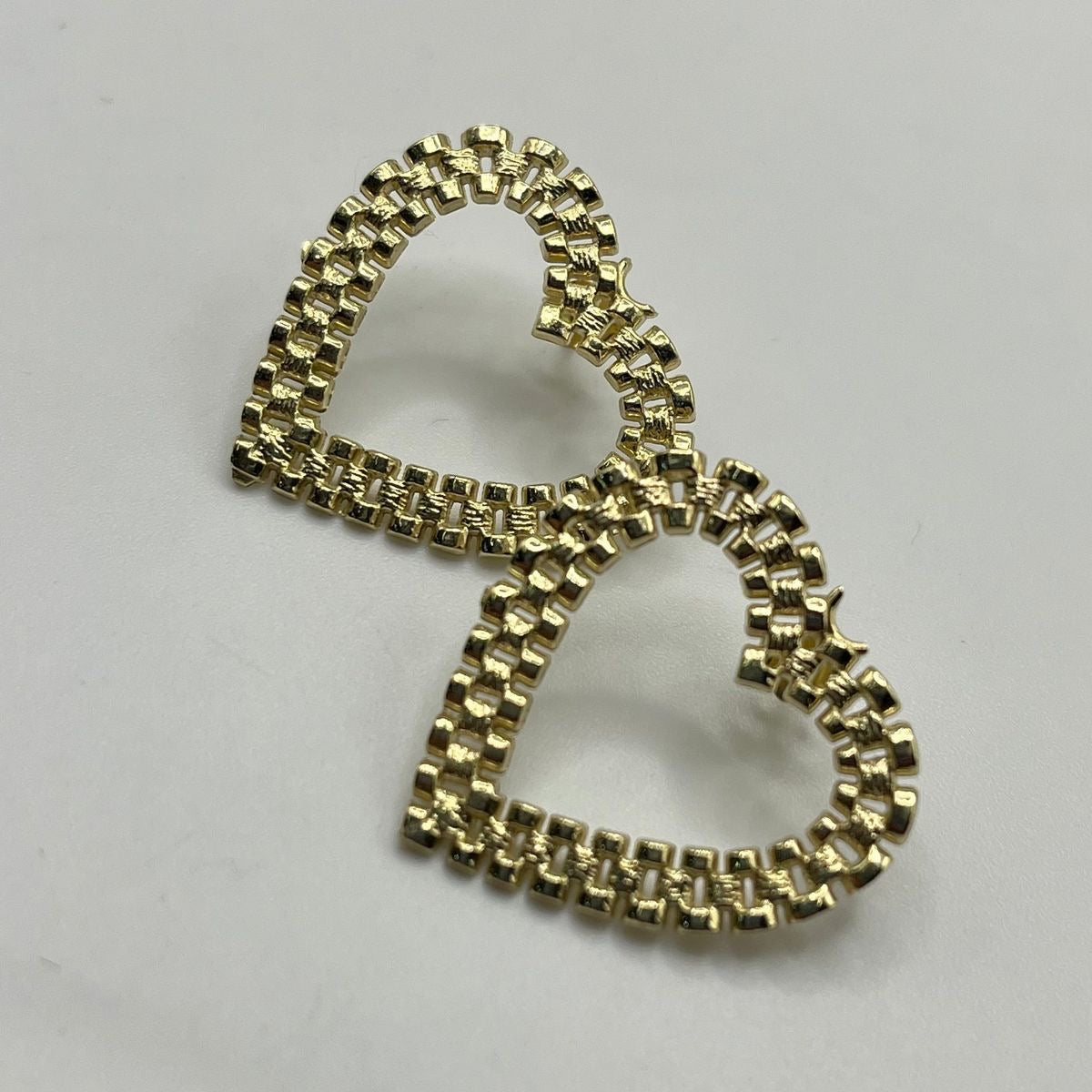 Rolex Heart Earrings The Pynk Plug