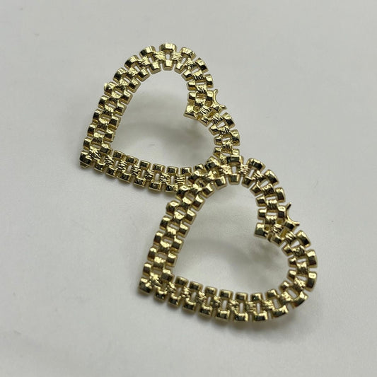 Rolex Heart Earrings The Pynk Plug