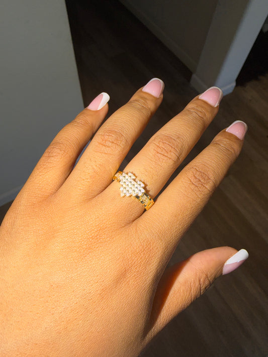 Pixel Heart Ring