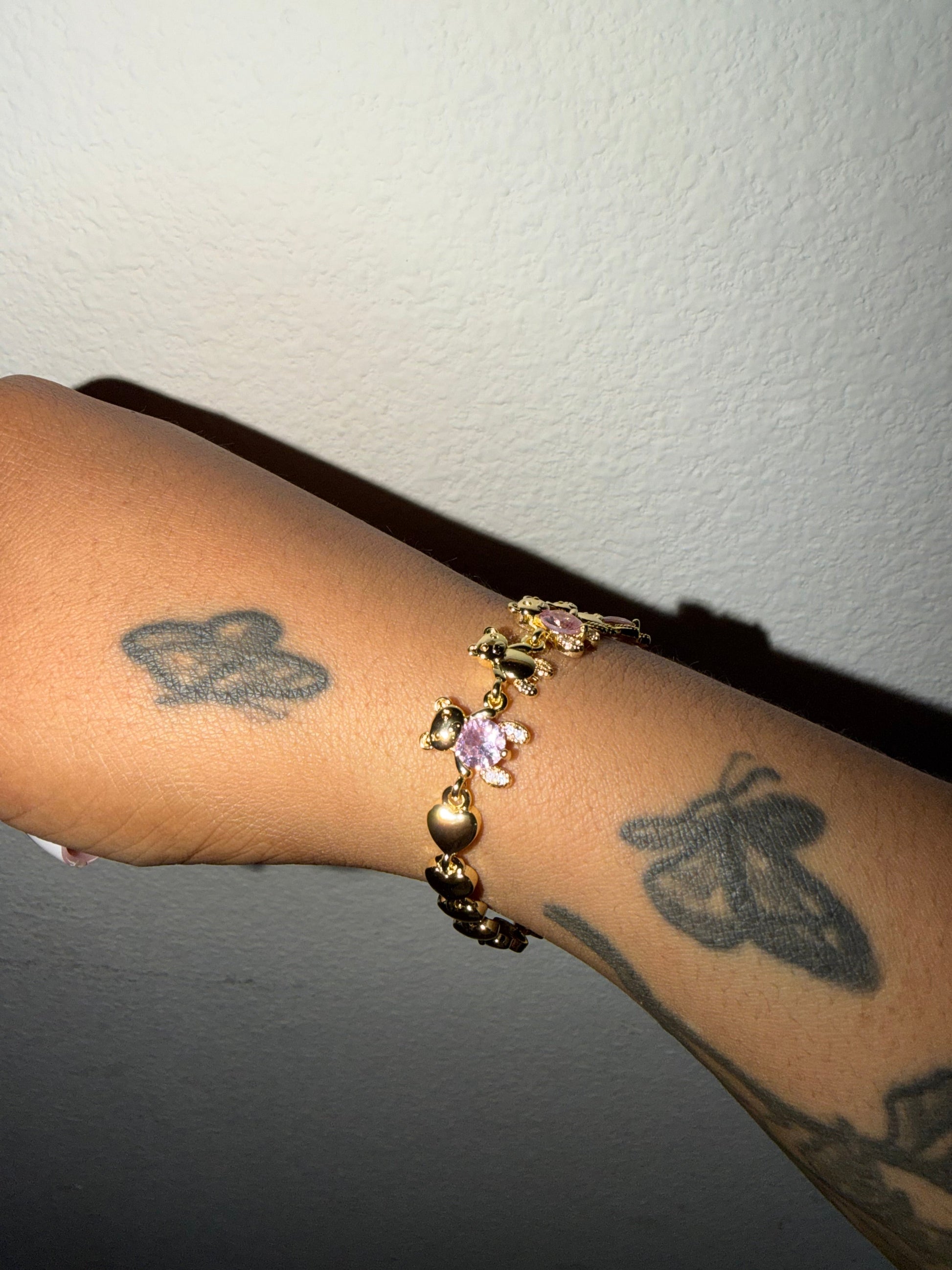 Pink Teddy Bracelet The Pynk Plug