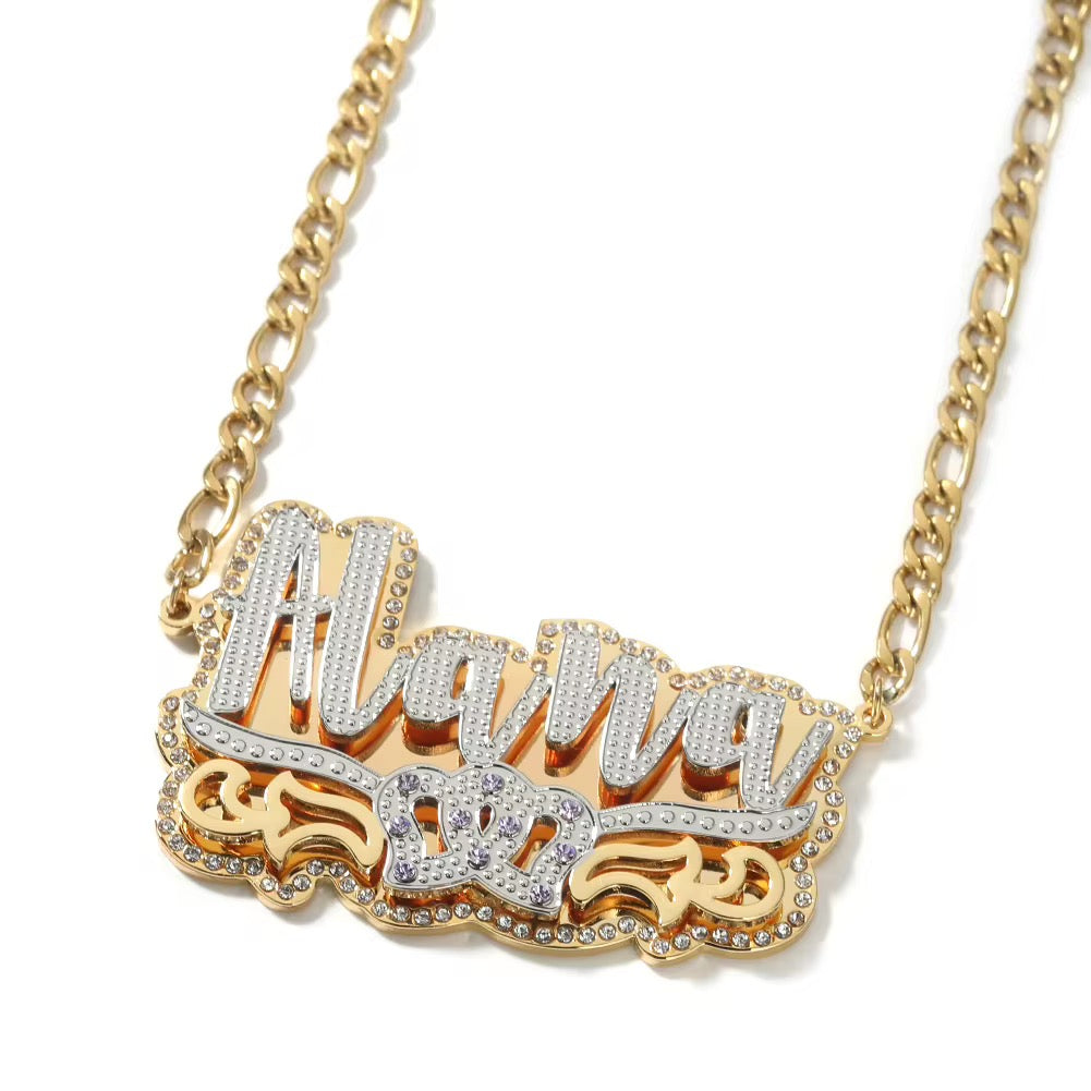 Custom Nameplate Nekclace