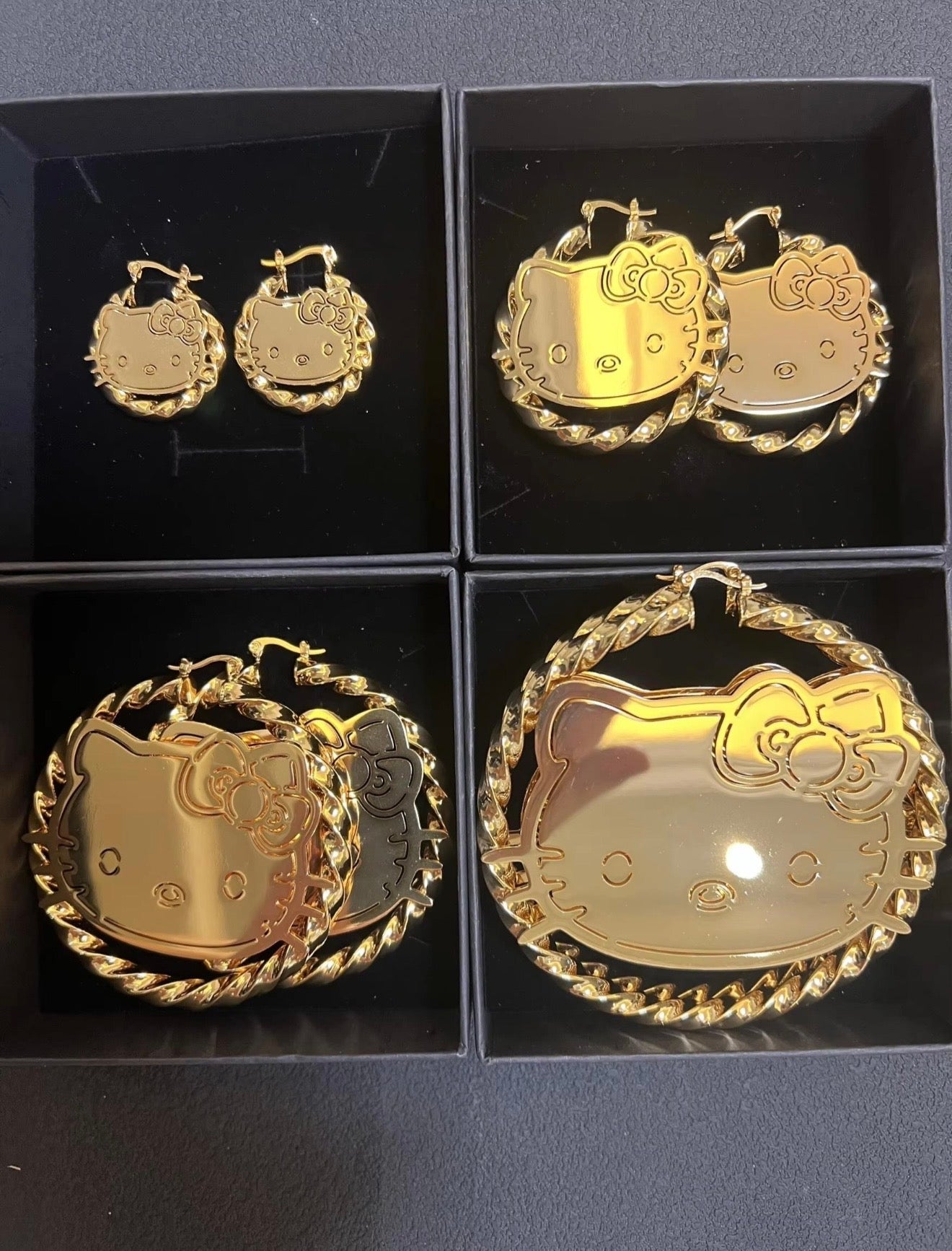 HK Gold Twist Hoops The Pynk Plug