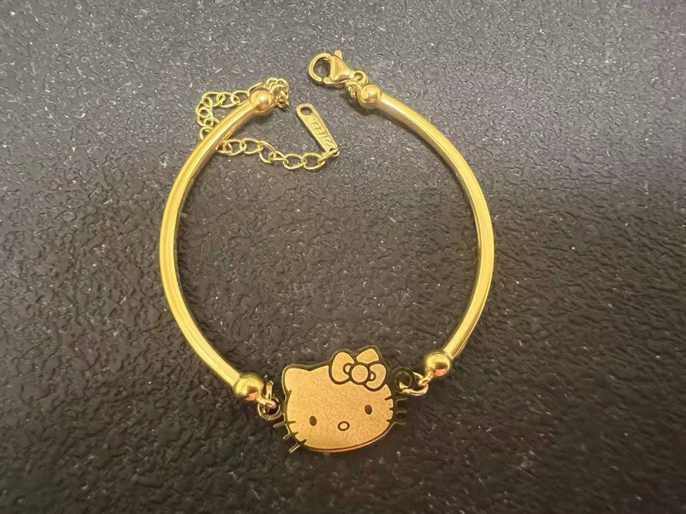 Gold Hello Kitty Bracelet