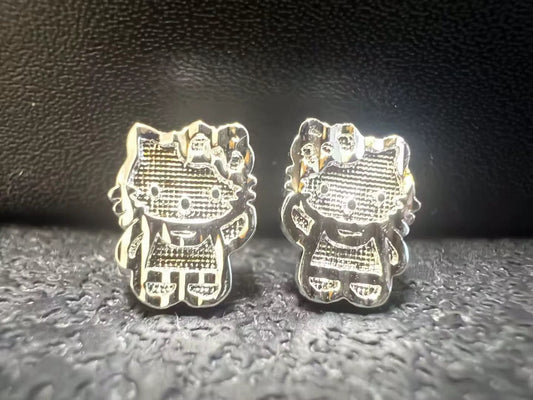 Silver Full Body HK Studs