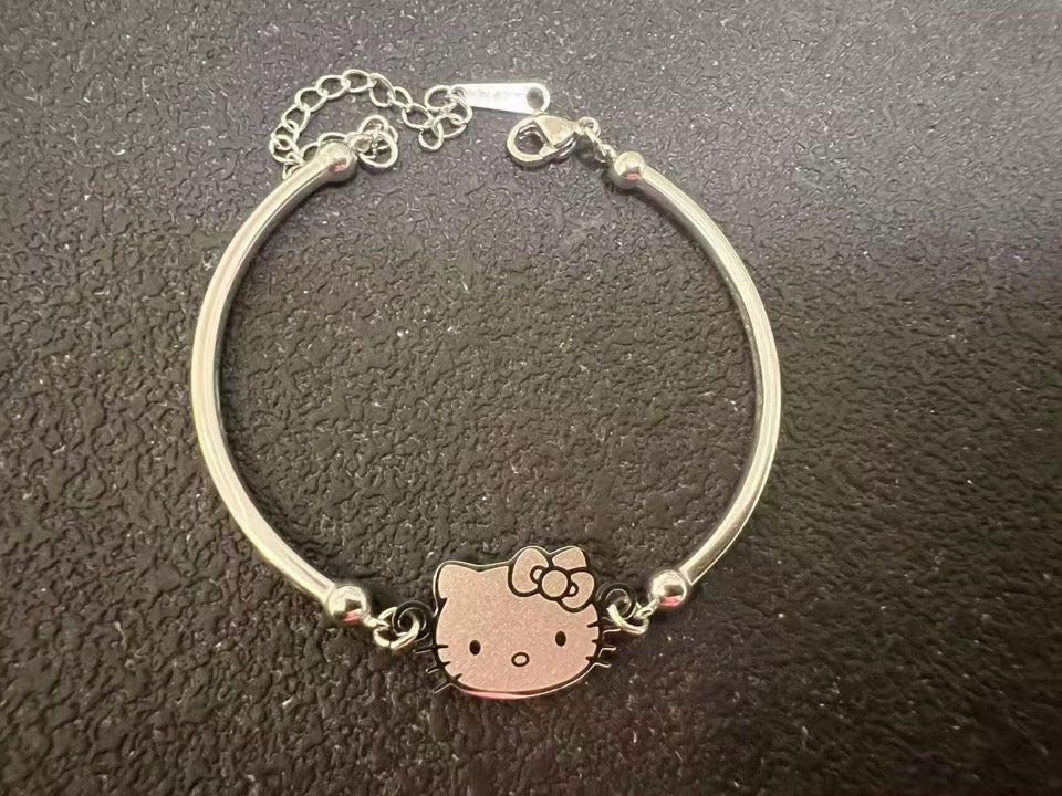 Silver Hello Kitty Bracelet