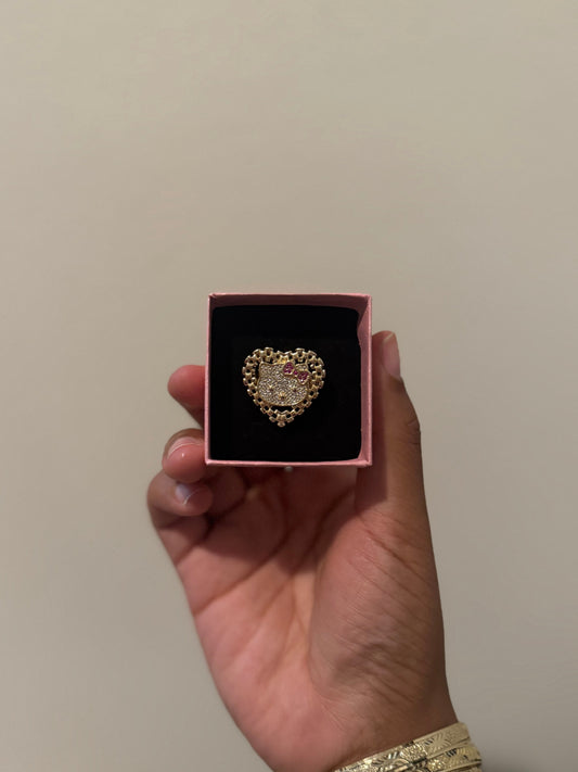 Hello Kitty Rolex Heart Ring