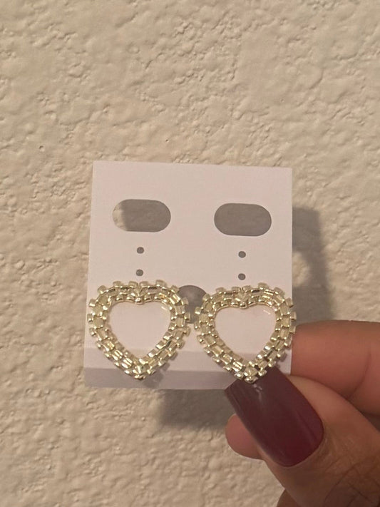 Rolex Heart Earrings