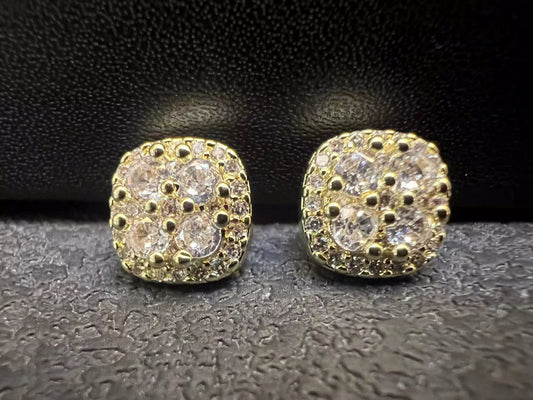 Square Nugget Earrings