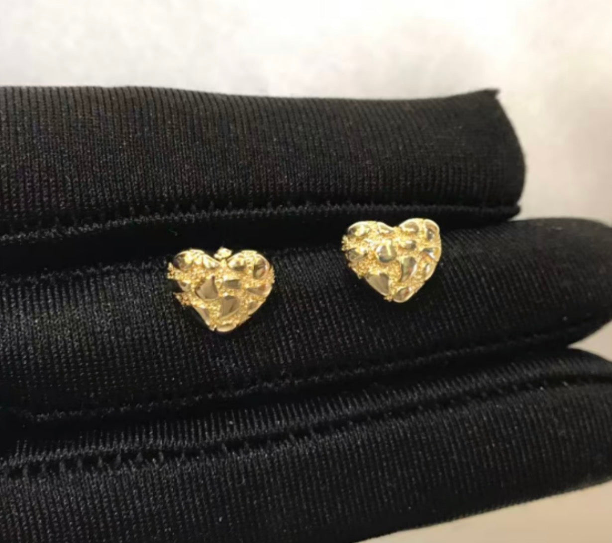 Nugget Heart Earrings