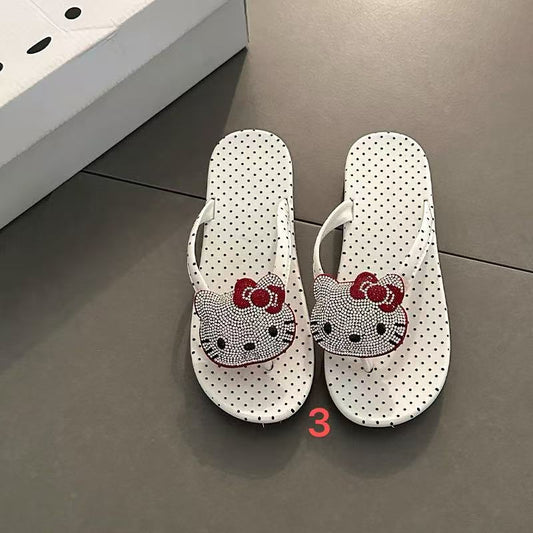 Polka Dot Hello Kitty Sandals (Women)