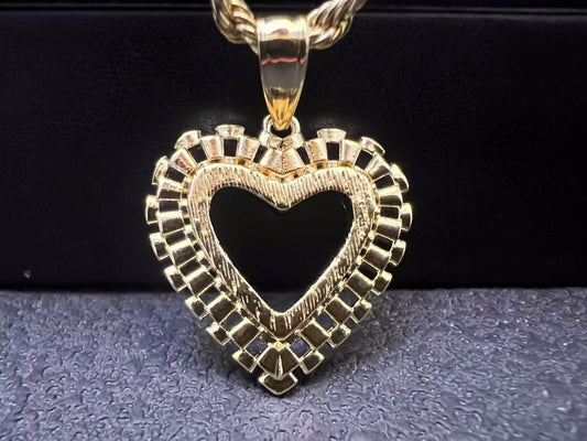 Rolex Heart Necklace