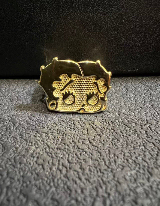 Diamond Cut Betty Boop Ring The Pynk Plug
