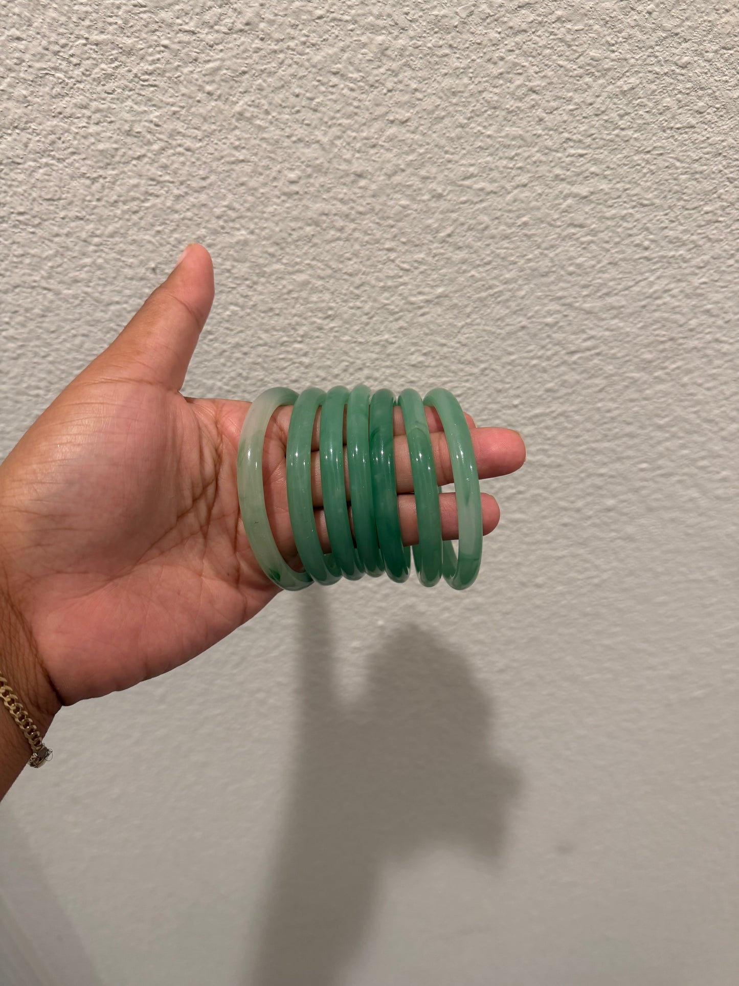 Green Jade Bangle
