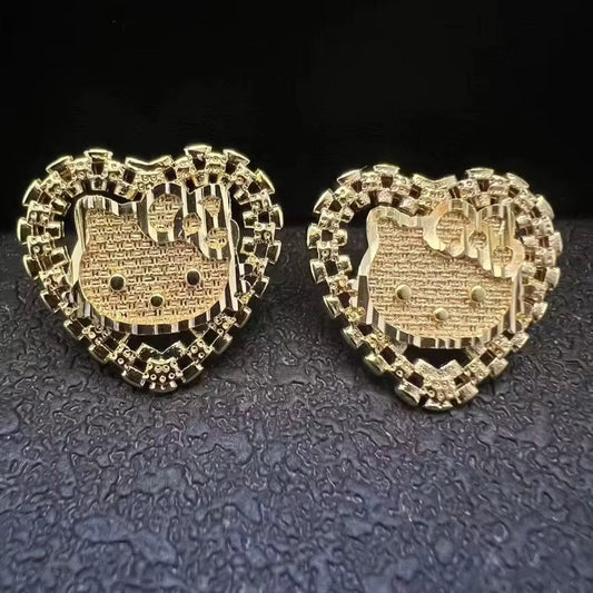Rolex Hello Kitty Earrings The Pynk Plug