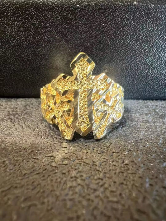 Triple Cross Ring