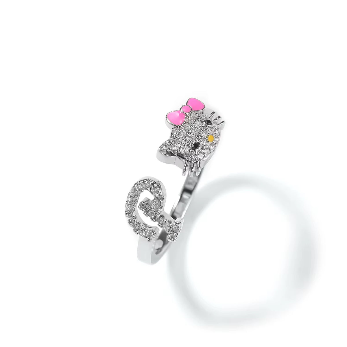 Kitty Initial Ring