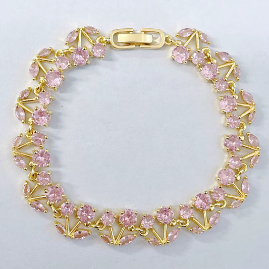 Pink Cherry Bracelet