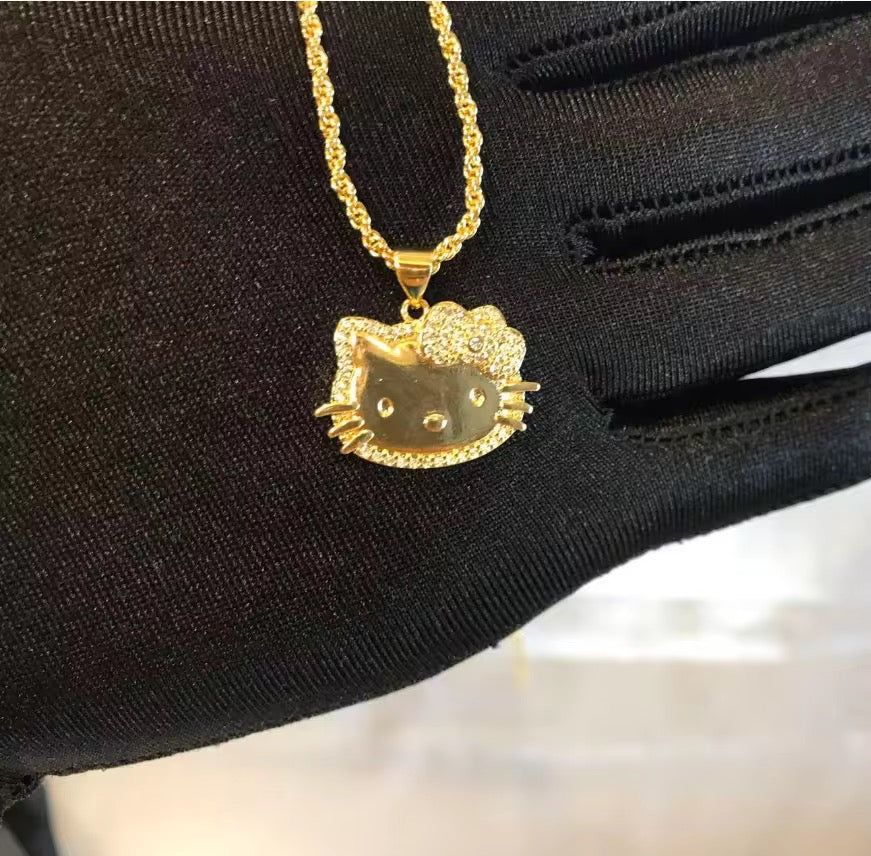 Small Hello Kitty Face Pendant The Pynk Plug