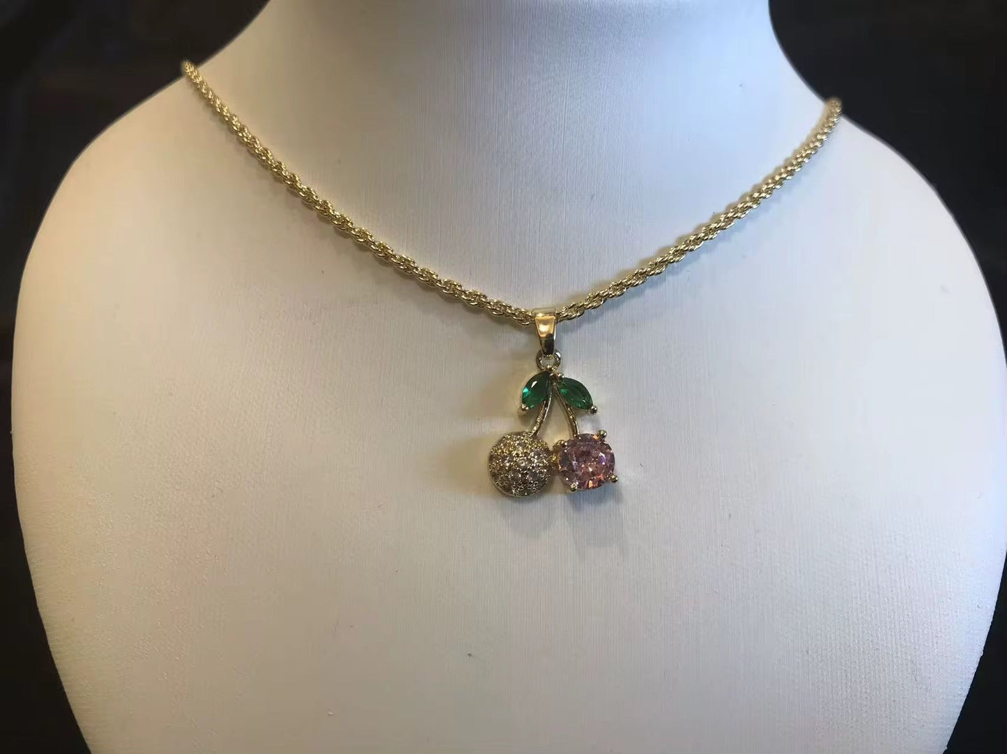 Pink Cherry Necklace The Pynk Plug