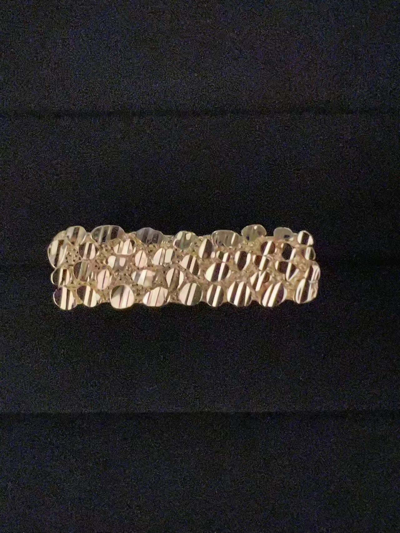 Gold Nugget Double Ring The Pynk Plug