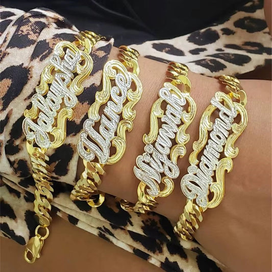 Custom Name Bracelet The Pynk Plug
