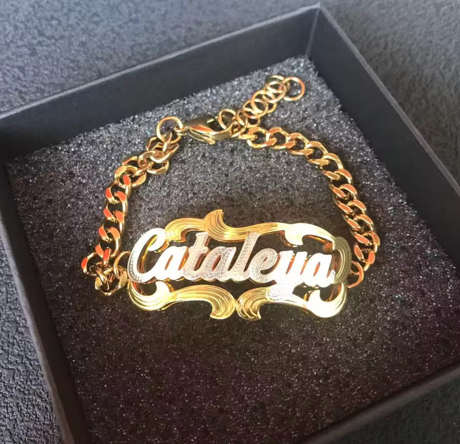 Custom Name Bracelet The Pynk Plug